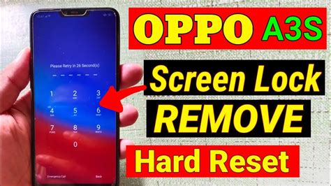 oppo a3s lock remove|OPPO A3s Remove Forget PIN LOCK .